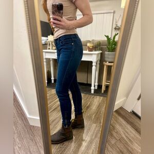 Women's Madewell Skinny Skinny Zipper Ankle Blue Jeans